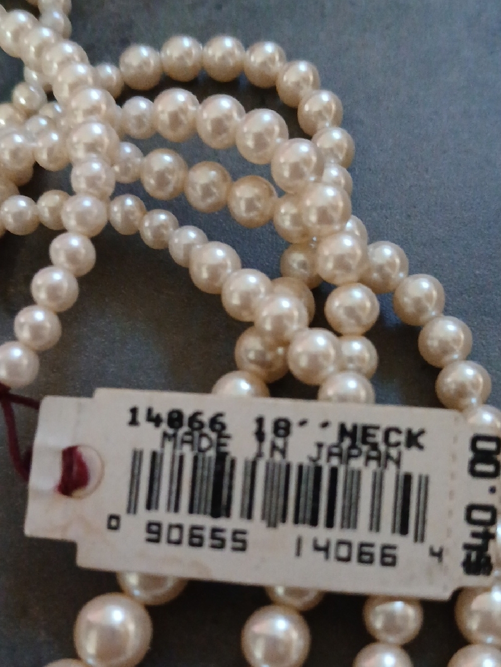 TWO Vintage Blue and White Necklaces - One NWT, other Cameo - Picture 9 of 9